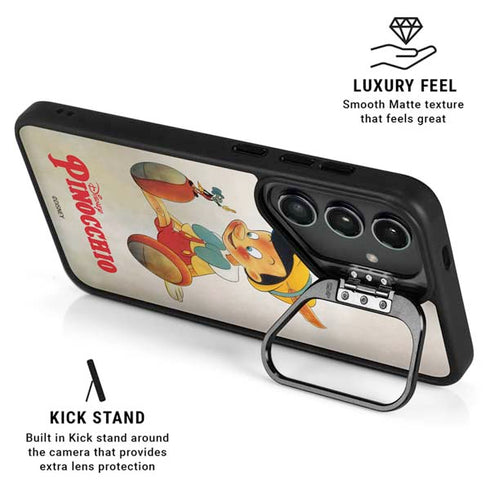 Disney Pinocchio Vintage Portrait Galaxy S24 FE Kickstand Case